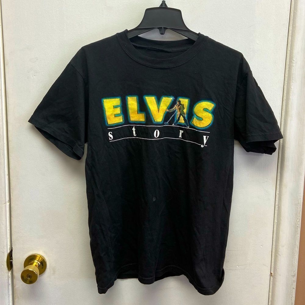 Elvis Story Vintage T-Shirt size Large